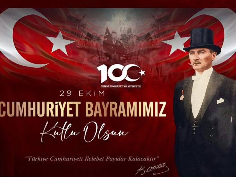 29 Ekim Cumhuriyet Bayramımız Kutlu Olsun