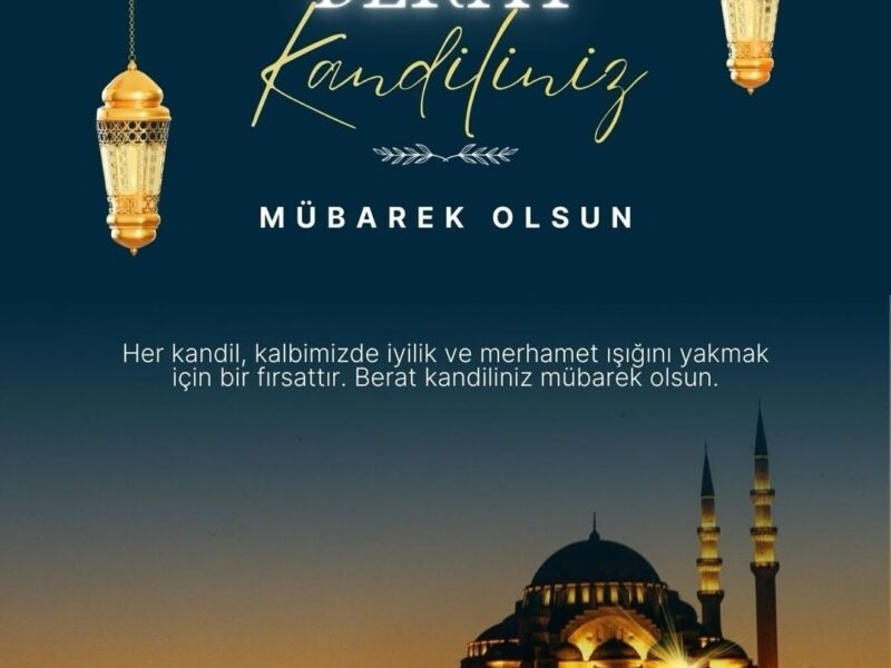 Berat Kandiliniz Mübarek Olsun